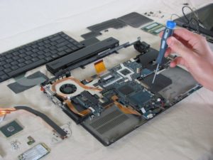 Ремонт и замена запчастей ноутбука