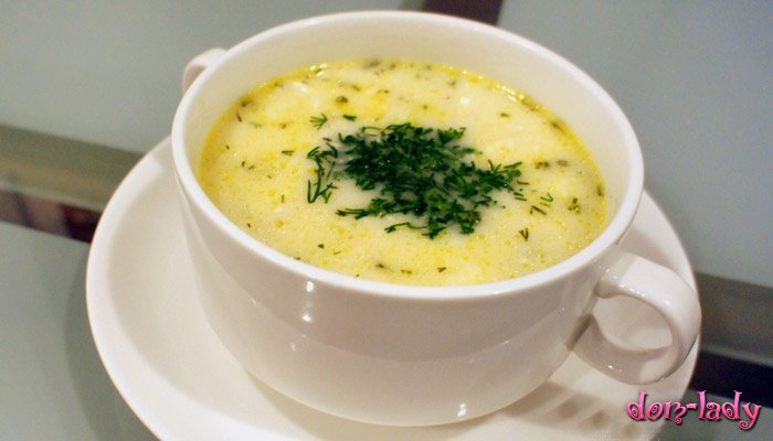 Как приготовить суп с плавленым сыром?
