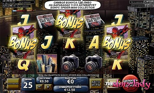 Обзор игрового автомата онлайн Spiderman