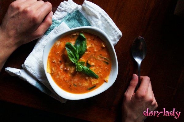 Суп–лазанья