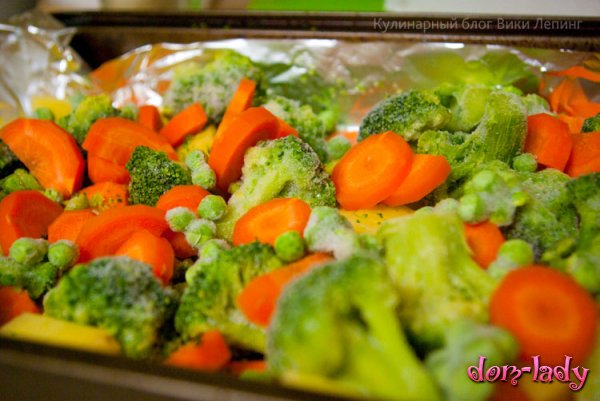 Запеченные овощи в духовке