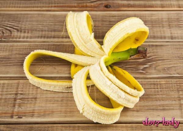 Банановая кожура — хорошее удобрение для растений