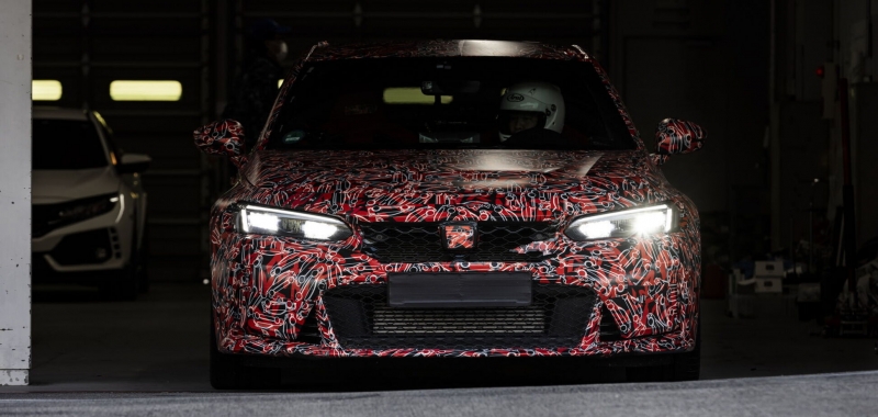 Honda показала испытания нового Civic Type R