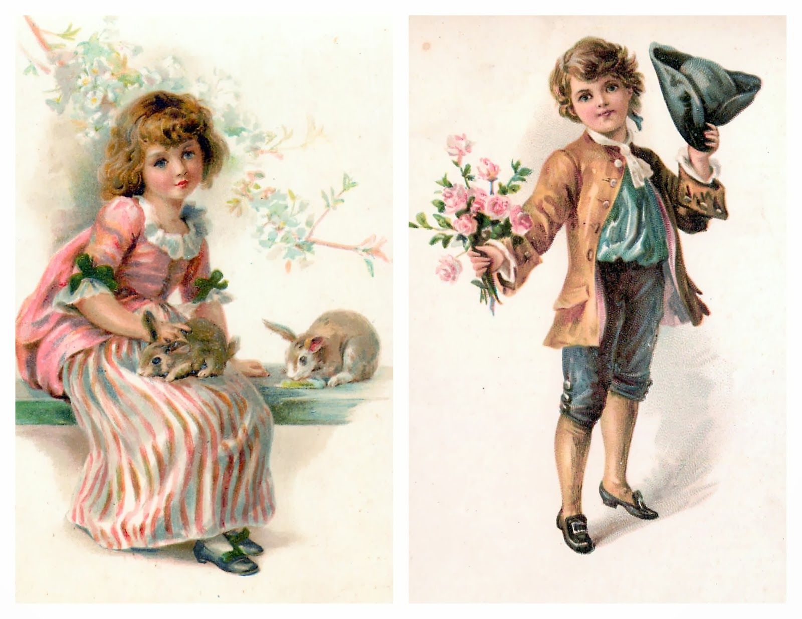 Старые открытки с детьми